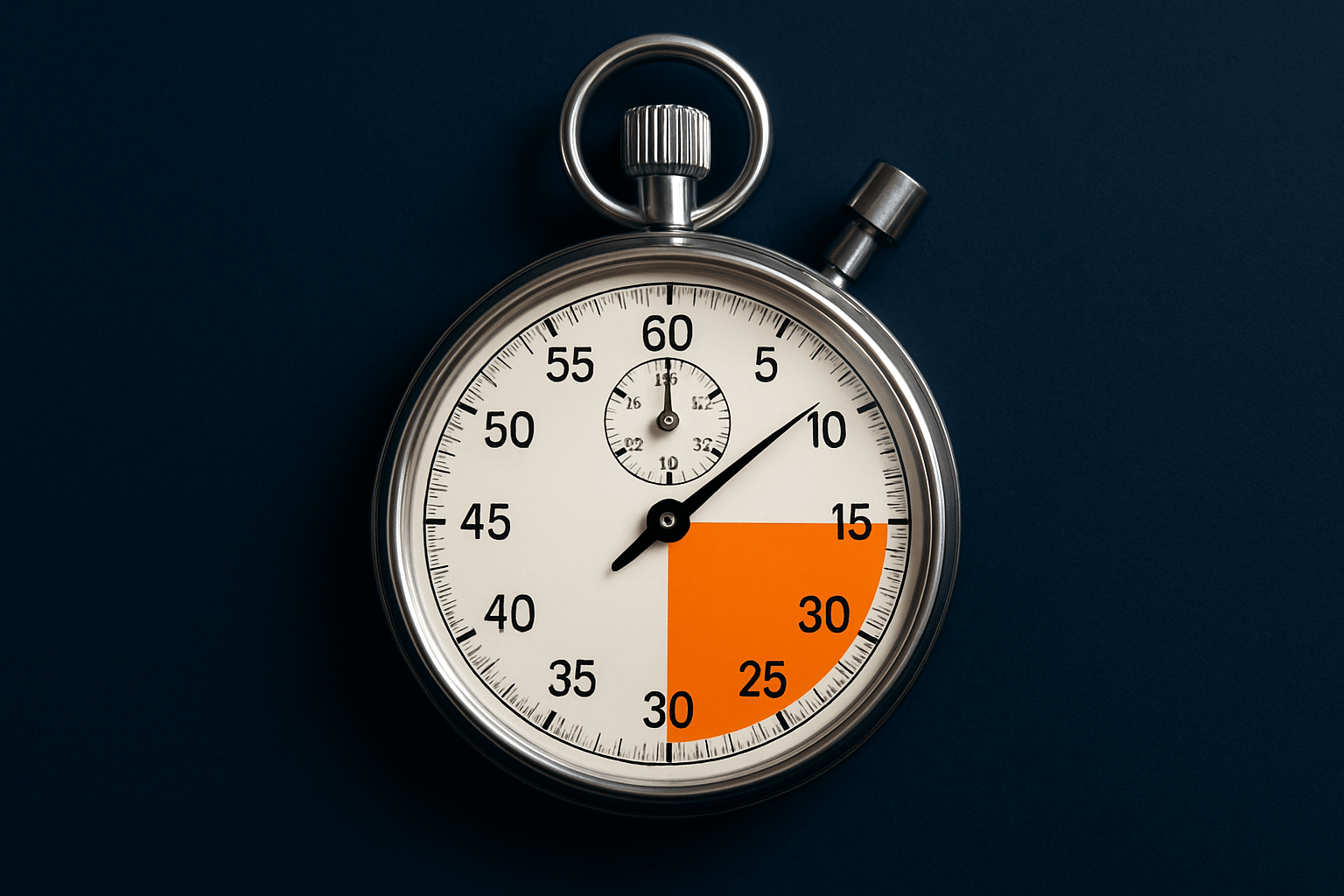 A stopwatch.